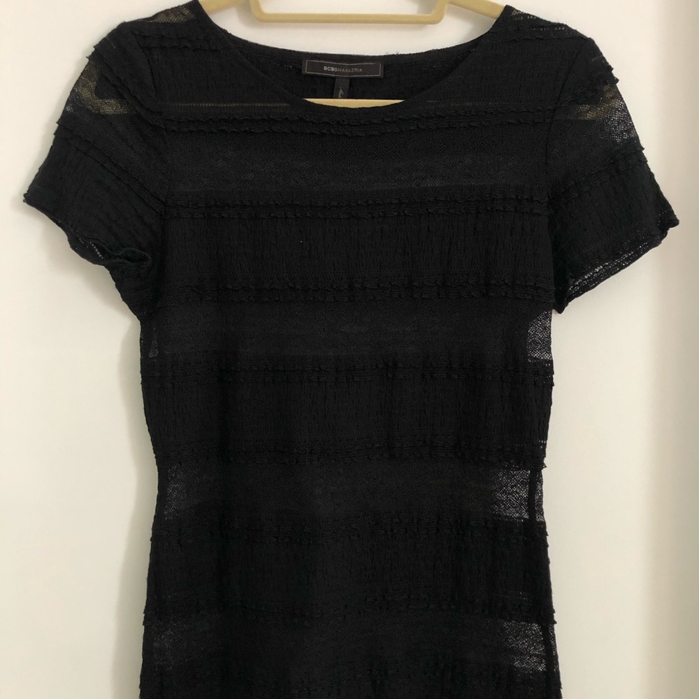 BCBG Maxazria Lace Shirt, Medium